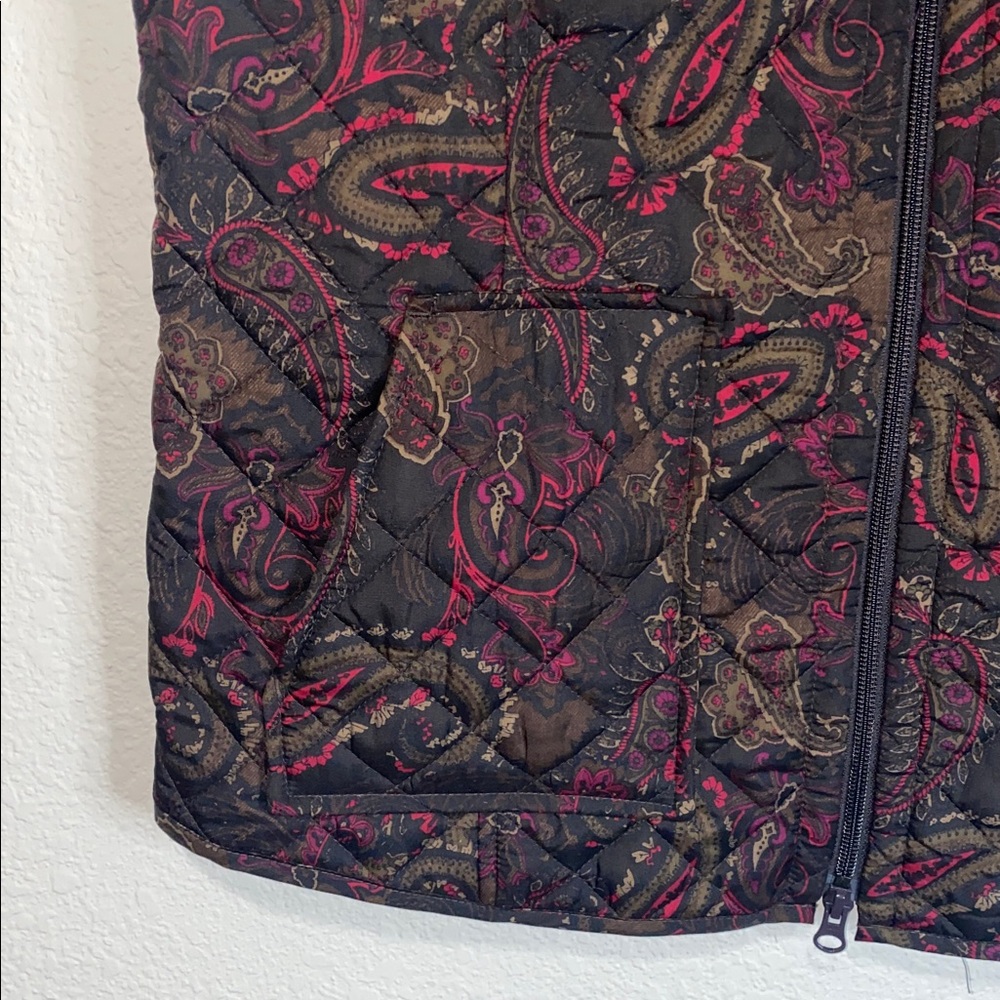 🎈Adorable J.Jill Heritage Quilted Patterned Paisley Vest! - Picture 3 of 11
